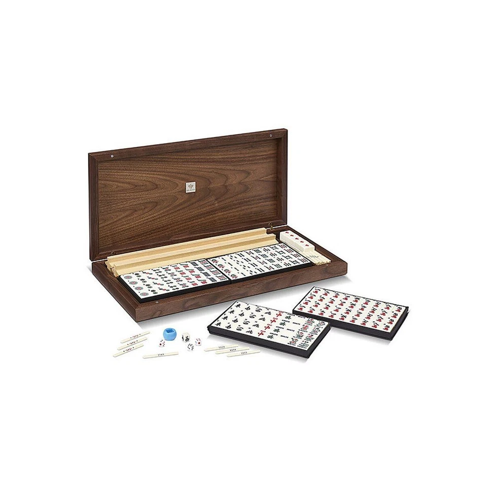 MAH Jong Premium Exclusive - Dal Negro Box Walnut Sticks IN Wood - Image 1 of 4