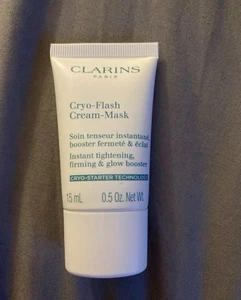 CLARINS CRYO-FLASH CREAM MASK 15ml Travel - Brand New - Picture 1 of 2
