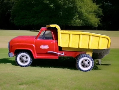 Classic Tonka 1960s Pressed Steel #13190 Dump Truck Construction Vehicle Toy - Image 1 of 4