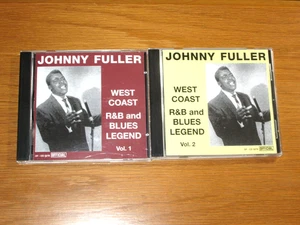 LOT (2) BLUES/R&B CDs - JOHNNY FULLER "WEST COAST R&B & BLUES LEGEND" Vol. 1, 2 - Picture 1 of 5