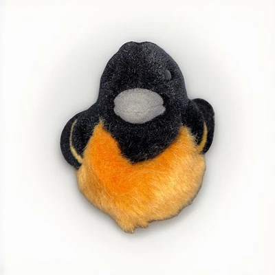 Wild Republic ORANGE & BLACK ORIOLE BIRD 6" Plush STUFFED ANIMAL Toy - Chirps - Image 1 of 4