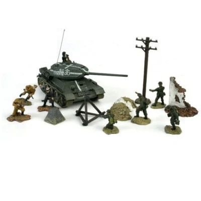 UNIMAX 85518 - FORCE OF VALOR • RUSSIAN T-34/85 AND SOLDIERS SET - 1/72 PLASTIC - Immagine 1 di 4