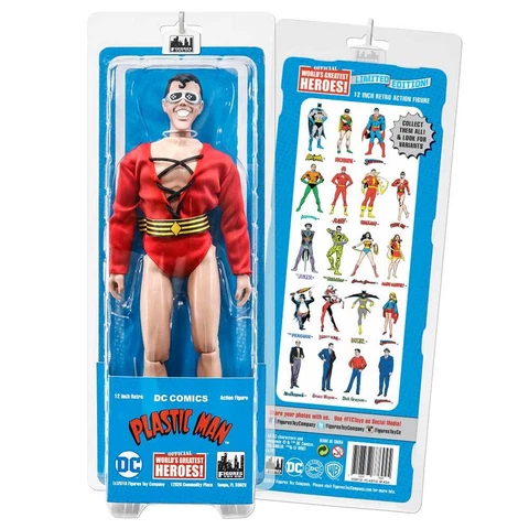 12 Inch Retro DC Comics Action Figures Series: Plastic Man Cover