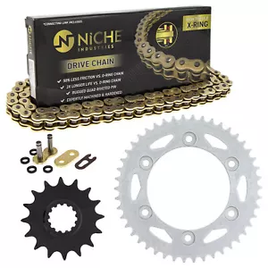 Sprocket Chain Set for Honda CBR600F4i 16/46 Tooth 520 X-Ring Front Rear Combo - Picture 1 of 9