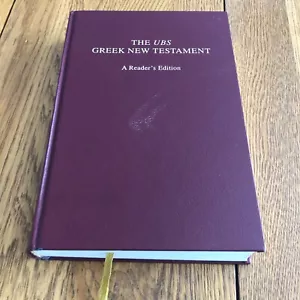 The UBS Greek New Testament Reader's Edition Hardcover - Picture 1 of 15