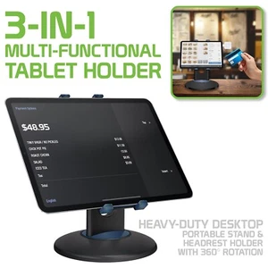 Cellet Retail Kiosk iPad Stand, 360° Rotating POS Table Stnad - Picture 1 of 11