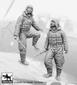 Black Dog 1/32 pilotos de combate japoneses 1940-1945 Segunda Guerra Mundial Set #1 (2 figuras) F32141 - Imagen 1 de 1