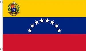 VENEZUELA CREST 18" x 12" FLAG suitable for Boats Caravans Treehouses flags - Picture 1 of 1