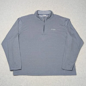 Suéter Columbia PFG Slack Tide 1/4 Cremallera Para Hombre Talla 2XL Pullover a Rayas - Imagen 1 de 9