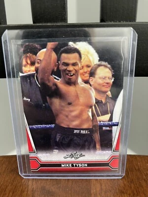 MIKE TYSON 2021 Leaf Multisport Blaster RED PARALLEL Heavyweight Champion 07 SP - Image 1 of 2
