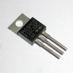 10pcs F16C20C 16C20 Diode White Characters TO-220 TAIWAN MOSPEC - Picture 1 of 1