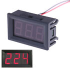 Ac 70-500V Digital Voltmeter Led Display 2 Wire Volt Voltage Test Mete&Sn