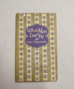 What Men Live By Leo Tolstoy Vintage Hardcover Illustrated By Jeff Hill - Picture 1 of 12