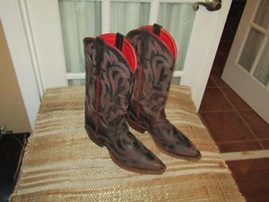 Horse Power HP8009 Leather Snip Toe Western Cowgirl Boots Women's Size 9 M - Picture 1 of 12