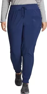 EDS Essentials Jogger Scrubs for Women, Drawstring Scrub Pants DK065 L Navy B9 - Picture 1 of 2