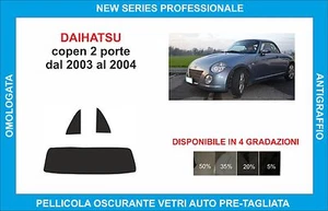 pellicole oscuranti vetri daihatsu copen 2p dal 2003 al 2004 - Imagen 1 de 1