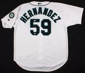 Felix Hernandez Signed Seattle Mariners Authentic Russell MLB Jersey (JSA COA) - Picture 1 of 6