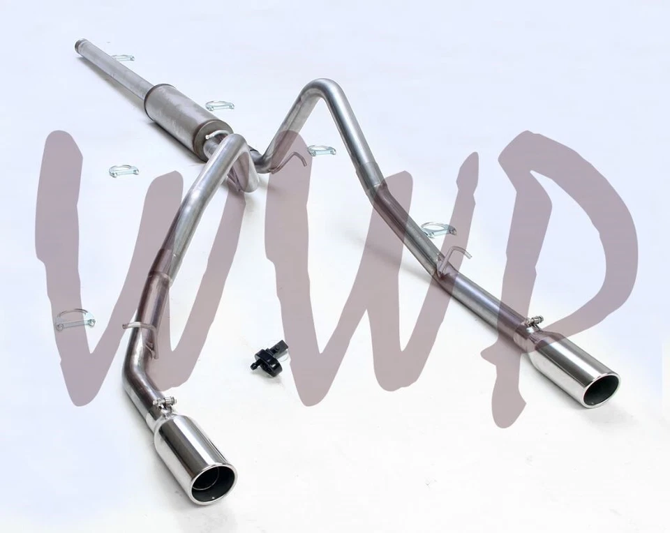 OPENBOX 3" Stainless Dual CatBack Exhaust System 09-13 Chevy/GMC 1500 V8 Pickup - Image 1 of 2