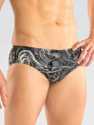 Calzoncillo de natación para hombre DOLFIN Graphlite Steel Tidal Wave Racer talla 32 NYLON/LYCRA Foto 1 de 2