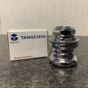 Tange Seiki Tioga Beartrap 2 1" Threaded Old School BMX Headset Chrome Burner - Picture 1 of 5