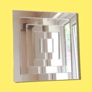 Square Infinity Shaped Acrylic Mirrors - Various Sizes - Picture 1 of 4