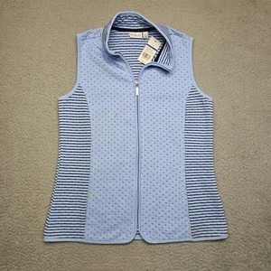 Kim Rogers Pullover Weste Damen Small Blau Ärmellos Full Zip - Bild 1 von 11