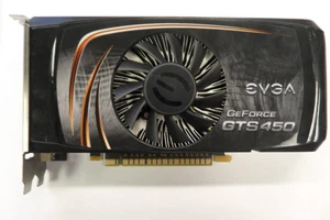 EVGA NVIDIA GeForce GTS 450 1 GB GDDR5 SDRAM PCI Express x16 (01G-P3-1450-TR) - Picture 1 of 4