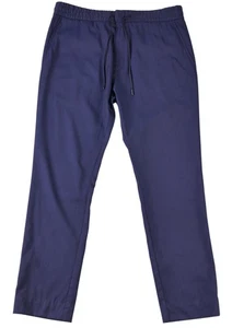 Hugo Boss Zander Drawstring Waist 100% Wool Flat Front Dress Pants Trousers 34 - Picture 1 of 10
