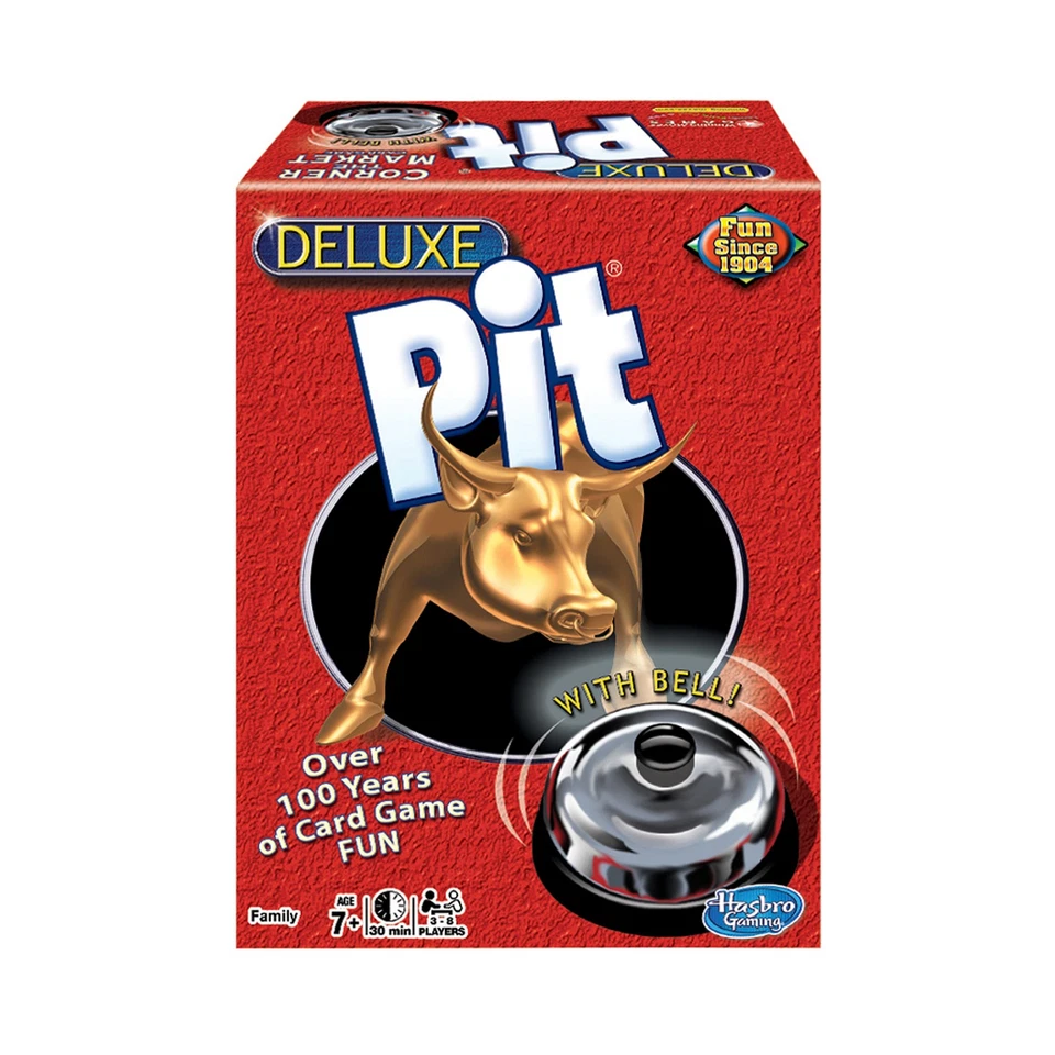2002 Hasbro Deluxe Pit Card Game With Bell No 1019 Corner The Market