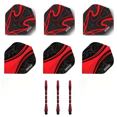 Pentathlon Dart Flights Aluminium Dart Schäfte Flights mit Dartschäften Combo