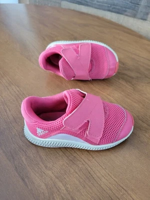 adidas FortaRun X CF I Pink/White Girl's Toddler Sneaker - Size 6K Used (CQ0061) - Image 1 of 4