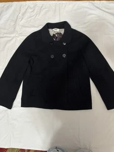 Talbots Double Breasted Jacket, Black, Medium  - Picture 1 of 8