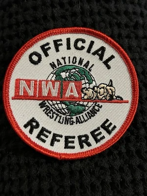 VINTAGE 80’s NWA REFEREES REPLICA EMBROIDERED PATCH - Image 1 of 4