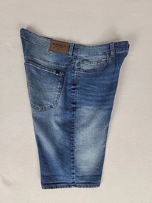 Buffalo David Bitton Evan Slim Fit Straight Leg Denim Jeans Shorts Men's 36 Blue - Image 1 of 4