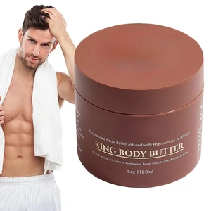 Manteca corporal King Colned - 5 oz - Crema hidratante para colonia de todo el día para hombres - Imagen 1 de 12
