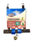 Trixie Trapezschaukel aus Rindenholz mit Glöckchen für Kleinvögel