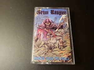 Grim Reaper - Rock You To Hell Cassette Tape RCA Records 1987. Vintage.  Plays - Picture 1 of 7