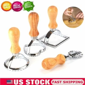 Ravioli Stamp Pasta Cutter Circle Square Cake Mold Make Home Pastry Kitchen Tool - Picture 1 of 16