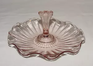 PERFEKT Vintage 1930er Jahre rosa Anker Hocking Mitte-Griff Süßigkeitenschale!! - Bild 1 von 2