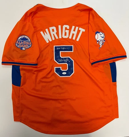 David Wright Autographed 2013 All Star Jersey with Inscription (JSA) Cover