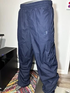 Nike Sportswear Men XL NAVY BLUE Windbreaker Track Pants Baggy Y2K Vintage NWT - Picture 1 of 5