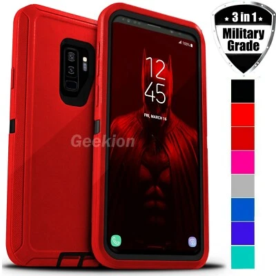 Funda rígida resistente a prueba de golpes de 3 capas para Samsung Galaxy S9 | S9+ Foto 1 de 4