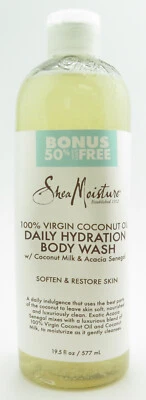 Jabón corporal hidratación diaria 100 % aceite de coco virgen Shea Moisture 19,5 fl oz Foto 1 de 2