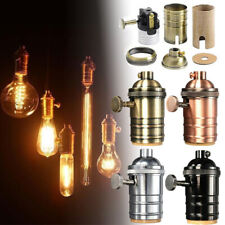 E27 Lampe Fassung Für Edison Vintage Retro Glühbirne Lampenhalters Lampensockel