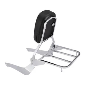 Backrest Sissy Bar Luggage Rack Fit For Suzuki Boulevard C50 2005-11 VL800 01-11 - Picture 1 of 14