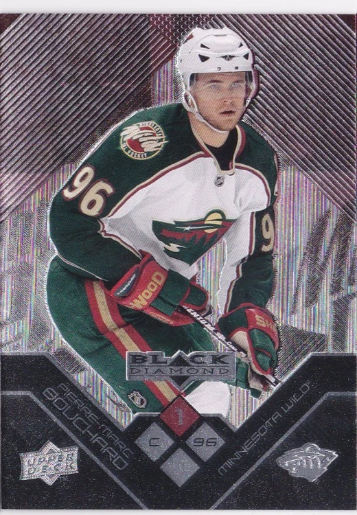 08-09 Black Diamond Pierre-Marc Bouchard /100 RUBY Single Minnesota Wild 2008 - Image 1 of 1