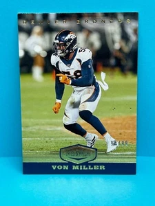 2019 Plates & Patches 33 Von Miller Broncos Rams Bills Gold /99 - Picture 1 of 1