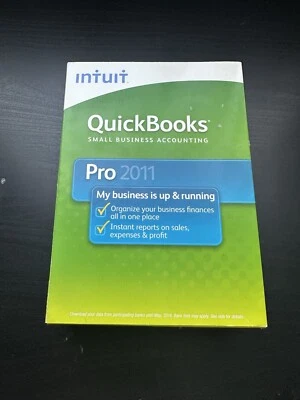 New! INTUIT QUICKBOOKS PRO 2011 FOR WINDOWS FULL RETAIL US VERSION - Image 1 of 4