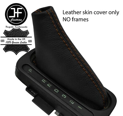 MARRON COUTURE CUIR AUTOMATIQUE SOUFFLET LEVIER POUR CHEVROLET IMPALA 00-05 - Photo 1/2