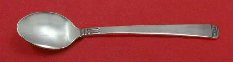 Regency By Lunt Sterling Silver Infant Feeding Spoon 5 3/4" Custom Made Cover